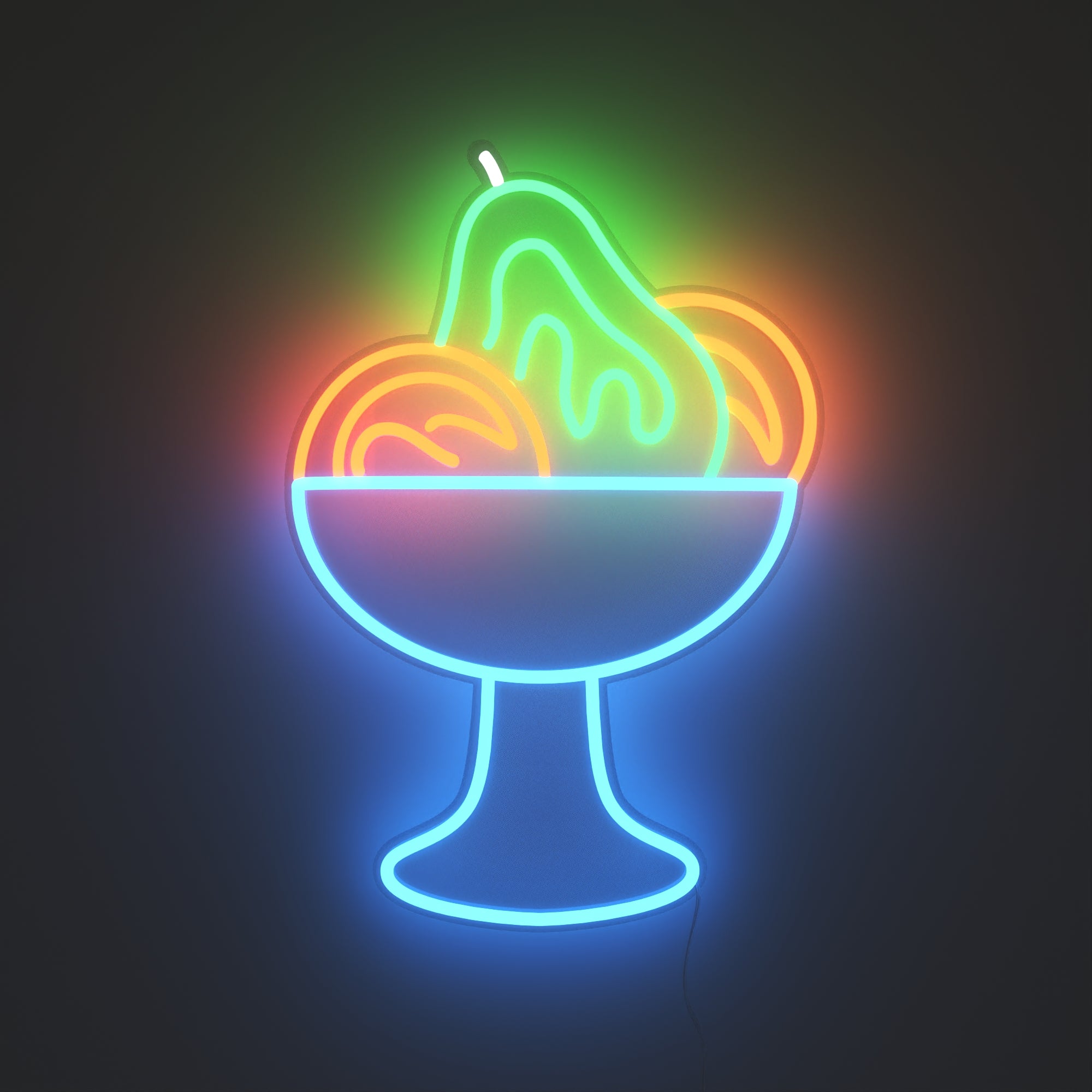 Garden Delights by Tom Wesselmann, signe en néon LED